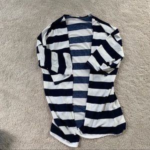 VICI Nautical Navy and White Coverup